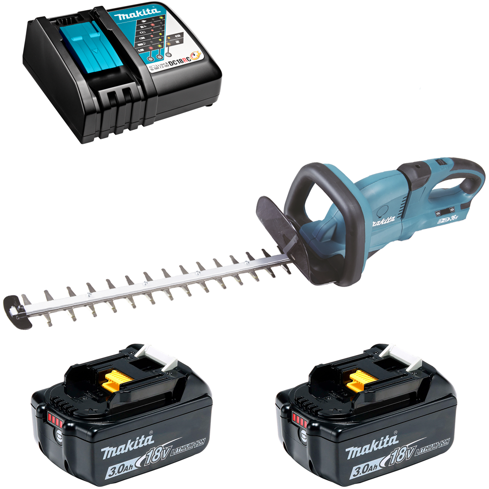 Изображение товара Аккумуляторный кусторез Makita DUH551RF2 55 см 36 В с двумя аккумуляторами и зарядным в комплекте