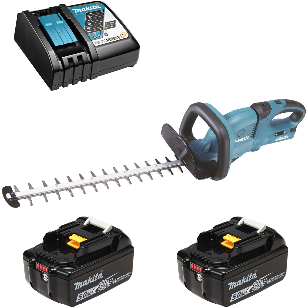Изображение товара Кусторез аккумуляторный Makita DUH551RT2 55 см мощный и удобный