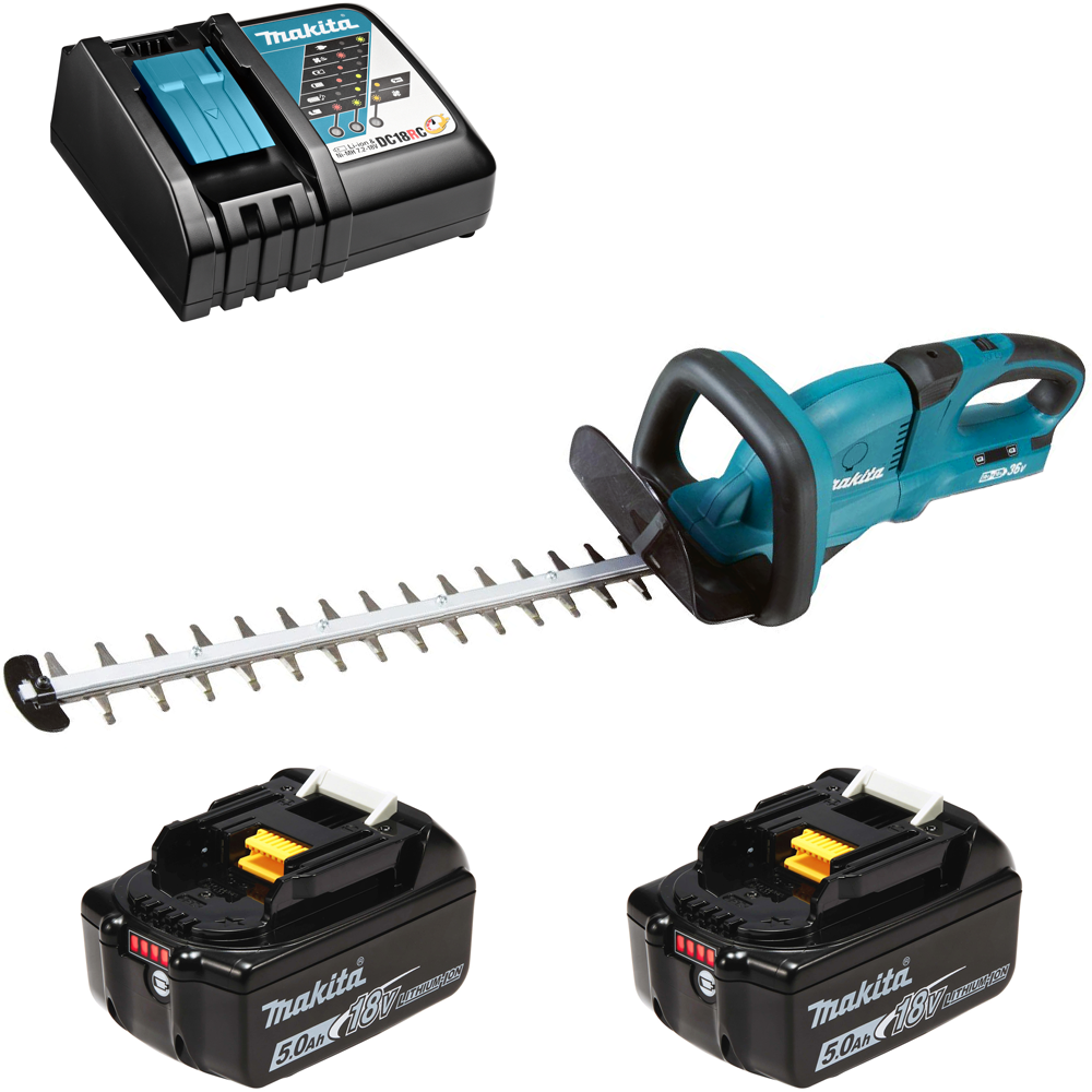 Изображение товара Кусторез аккумуляторный Makita DUH651RT2 36 В 65 см с комплектом