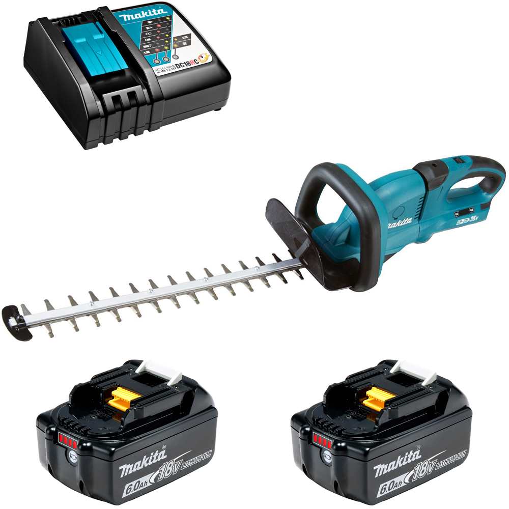 Изображение товара Кусторез аккумуляторный Makita DUH651RG2 36 В 65 см с АКБ и ЗУ