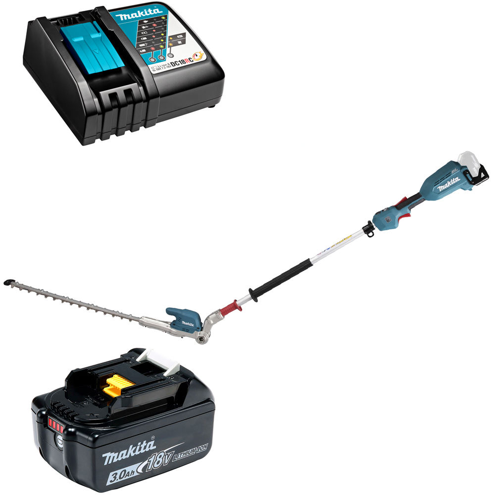 Изображение товара Аккумуляторный кусторез Makita DUN500W 50 см бесщеточный с аккумулятором и зарядным