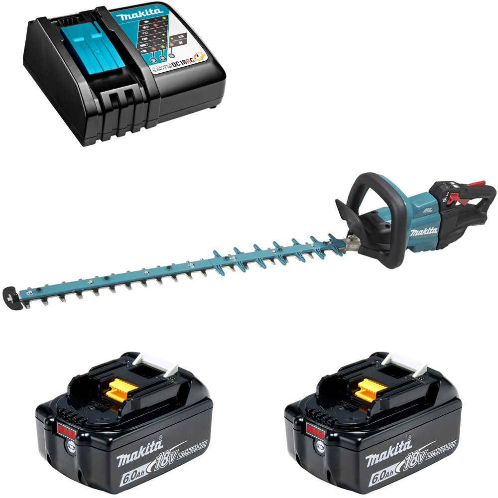 Изображение товара Кусторез аккумуляторный Makita DUH752RG2 75 см, комплект АКБ и ЗУ