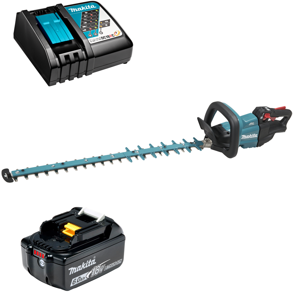 Изображение товара Аккумуляторный кусторез Makita DUH752RG 75 см 18 В с затыком и ЗУ