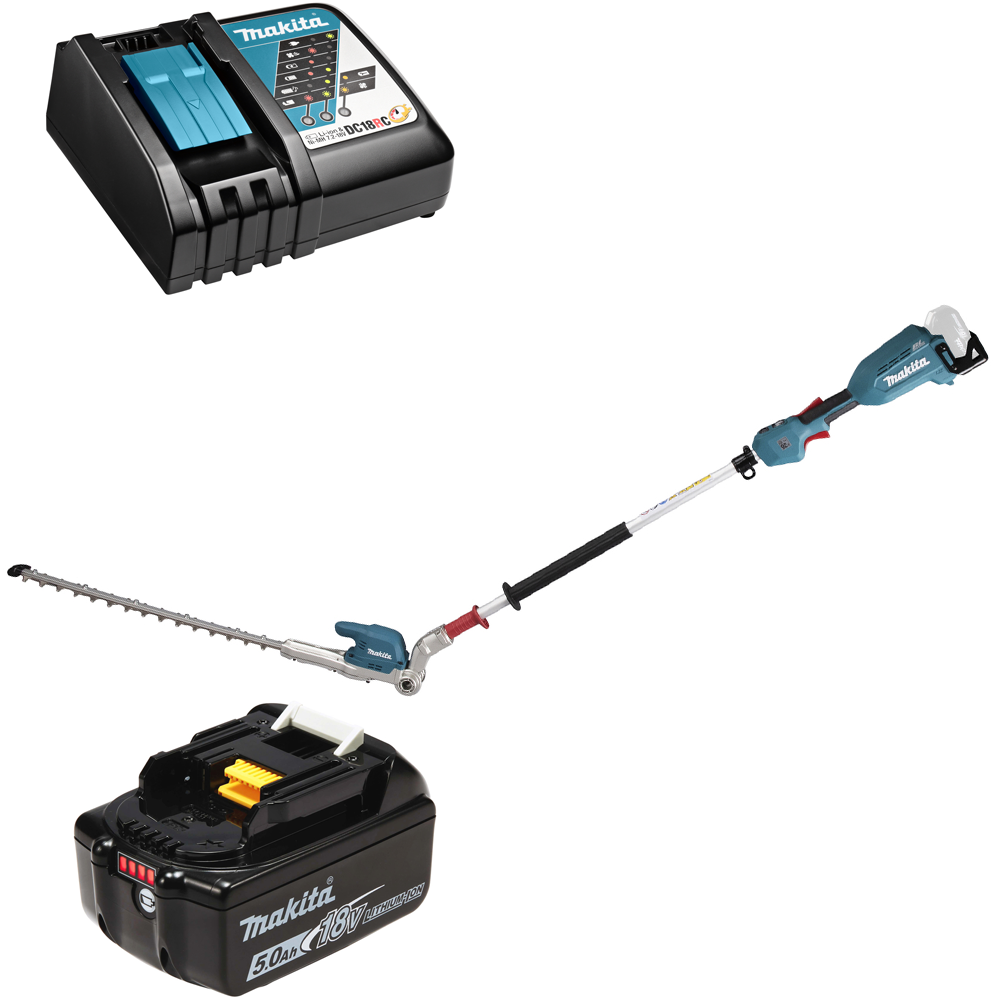 Изображение товара Кусторез аккумуляторный Makita DUN500W 18 В 50 см с поворотным ножом