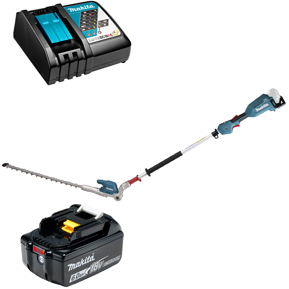 Изображение товара Кусторез аккумуляторный Makita DUN500W 18 В 50 см бесщеточный с длинным валом