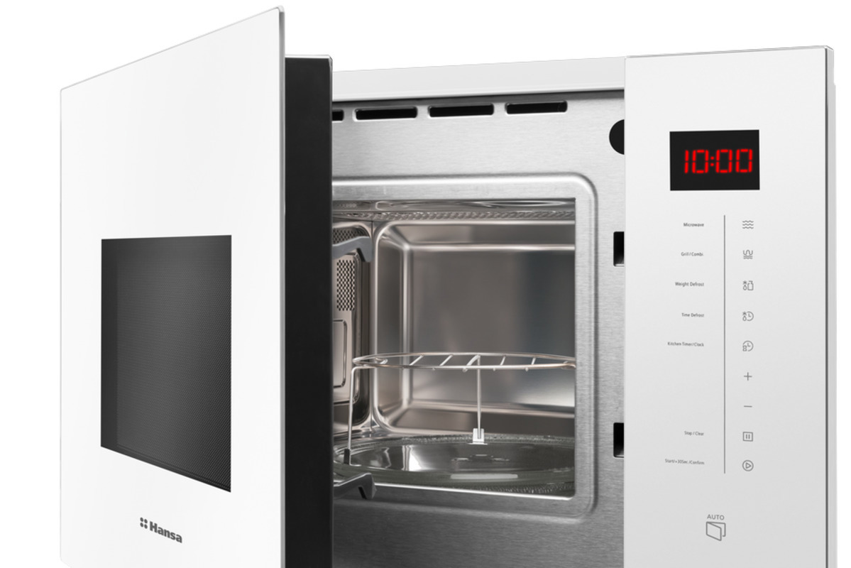 Изображение товара Микроволновая печь Hansa AMMB25E1WH встраиваемая 25 л 59.4х38.2х36.5 см сенсорное цвет белый, СП-00040405
