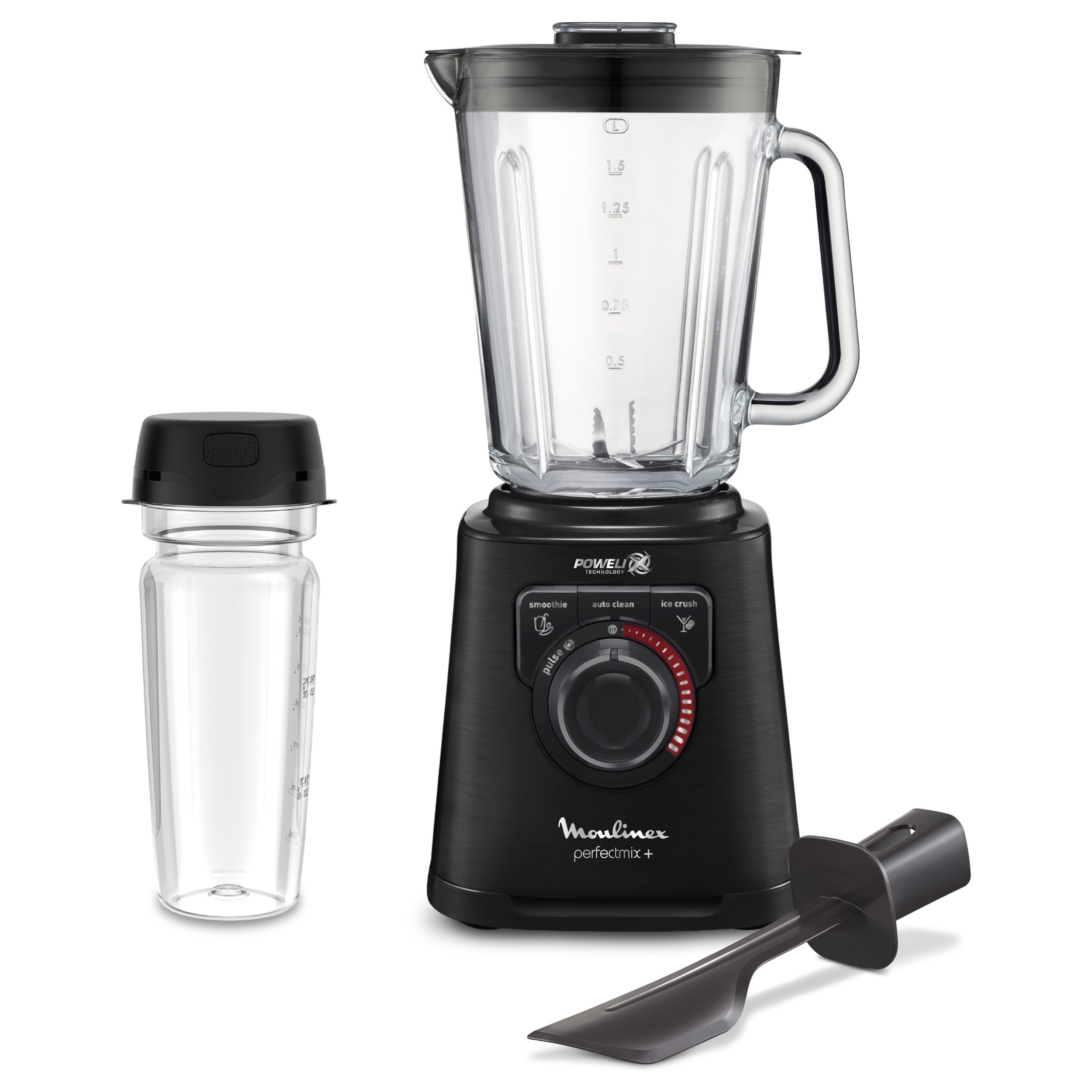 Изображение товара Стационарный блендер Moulinex LM81G810 1200 Вт 3 скорости черный