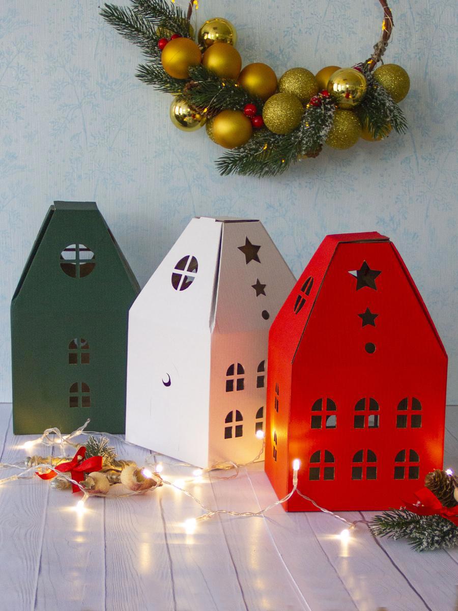 Изображение товара Новогодний декор Орландо 034001лзр008 дерево 3 шт