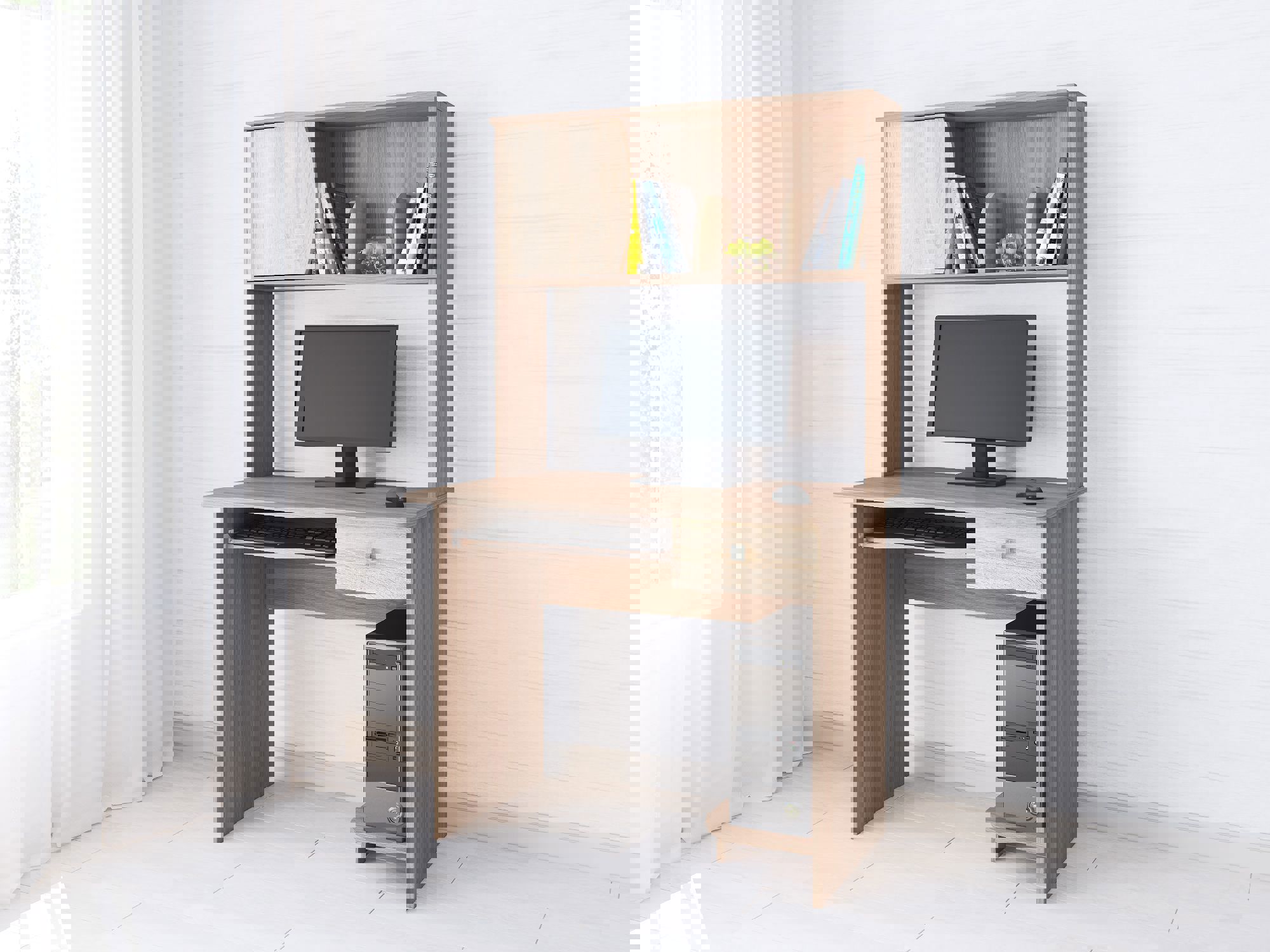 Изображение товара Компьютерный стол ТЭКС Грета-4 90x158 см из ЛДСП