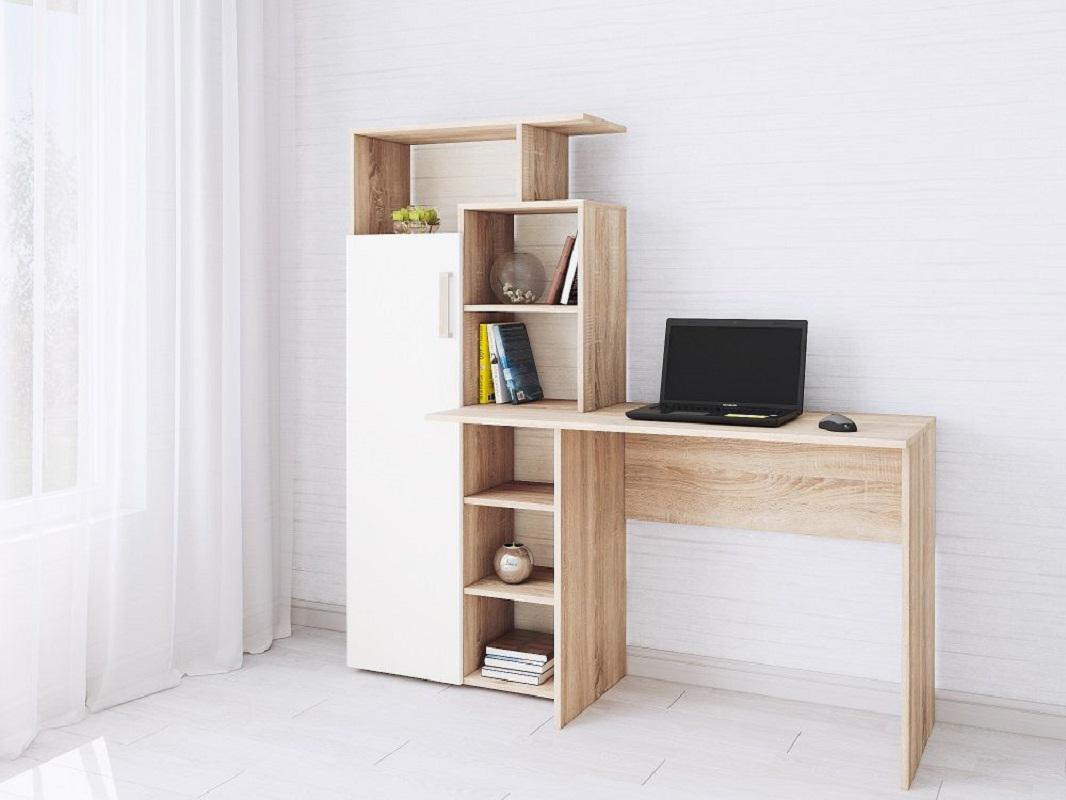 Изображение товара Компьютерный стол Тэкс Квартет 7 с надстройкой и полками