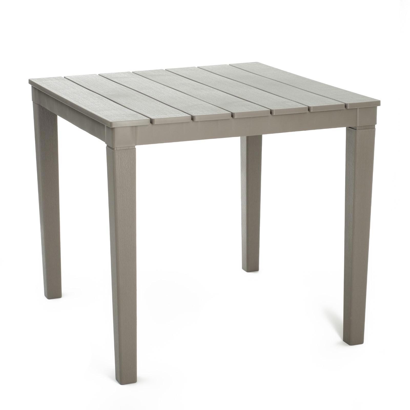 Изображение товара Садовый стол Ellastik-plast 7072923 Прованс 80x80 см коричневый