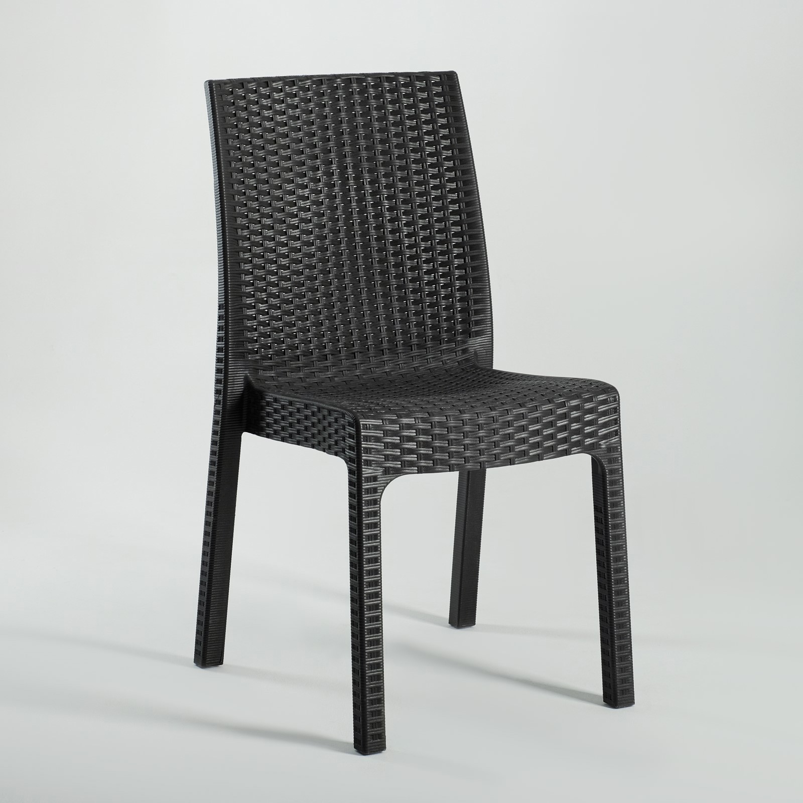 Изображение товара Садовый стул Irak dis 7060894 шоколад из искусственного ротанга