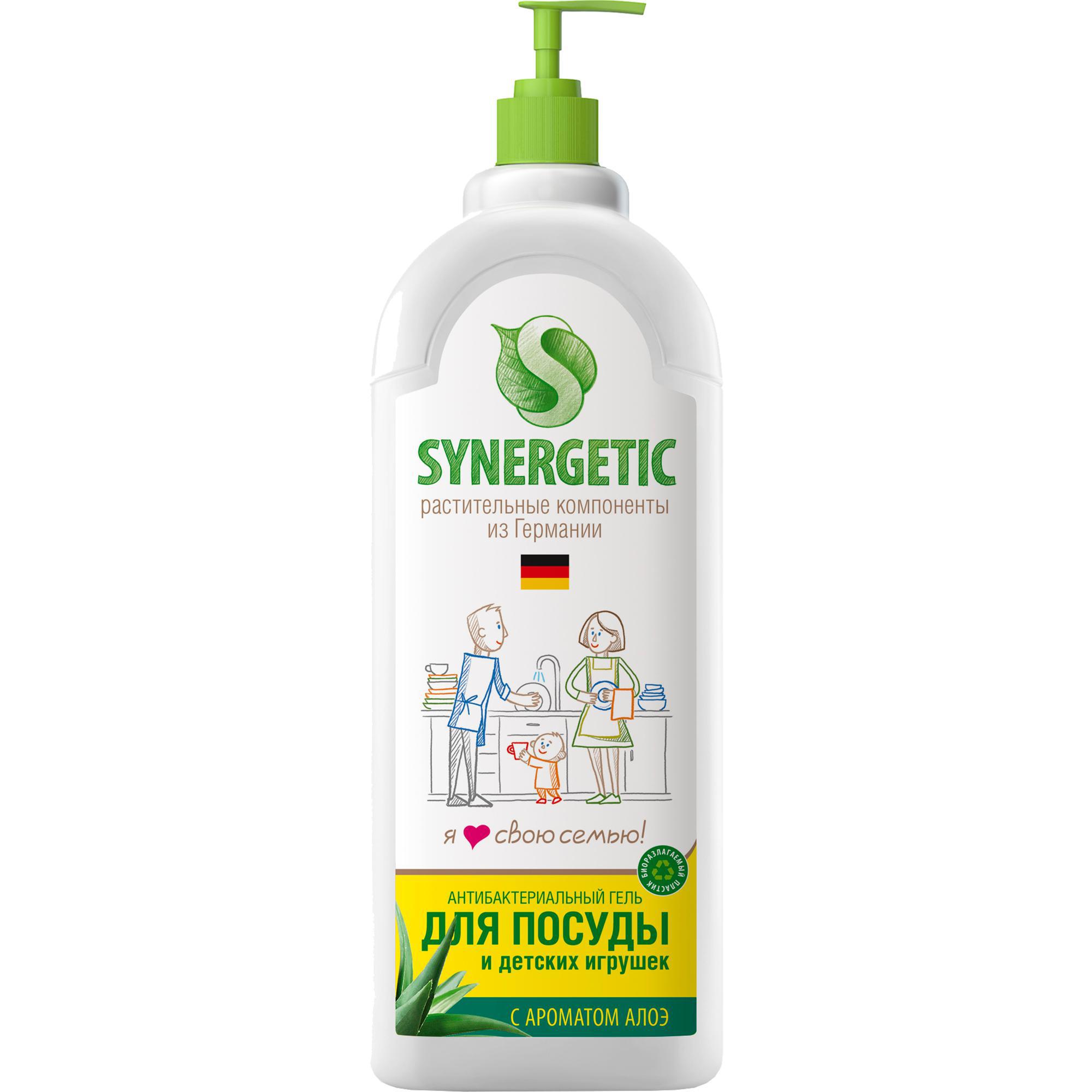 Изображение товара Средство для мытья посуды Synergetic Алоэ 1 л