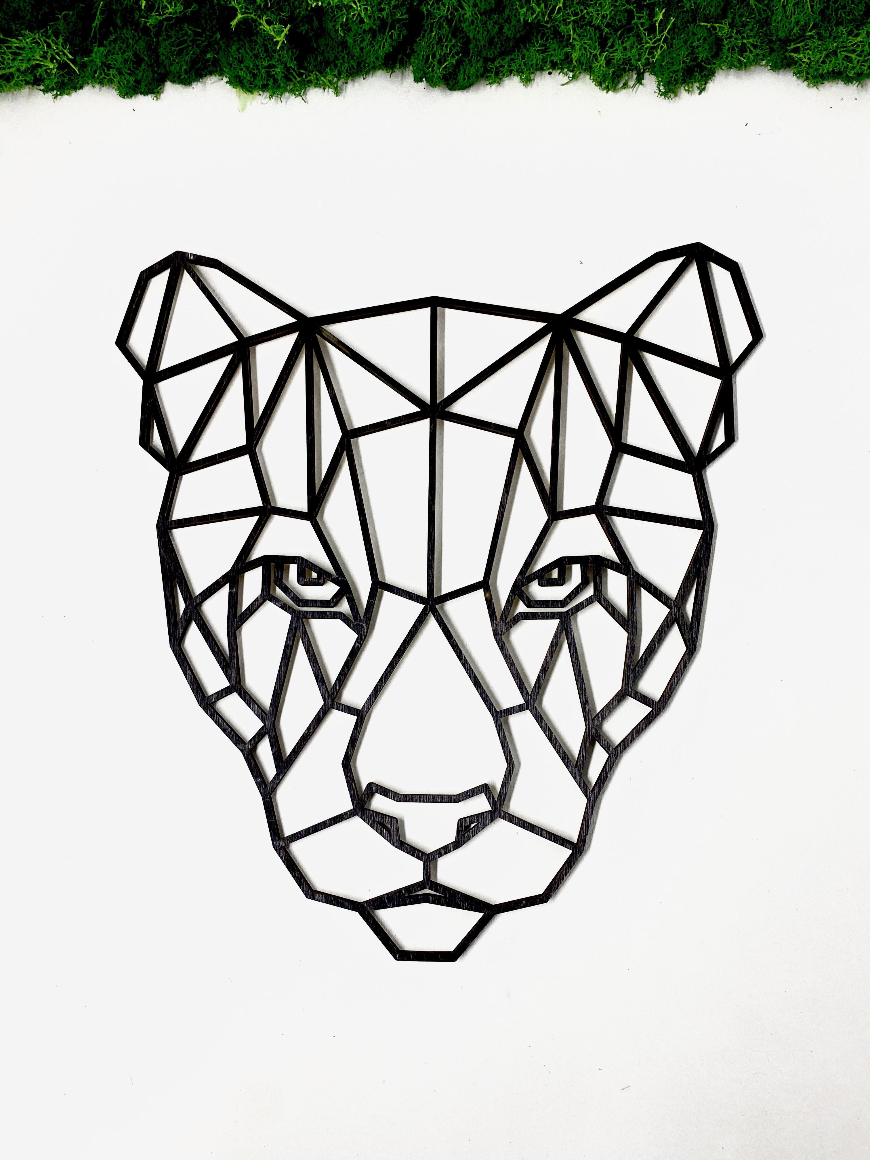 Изображение товара Панно настенное "Пантера" 40x36 см