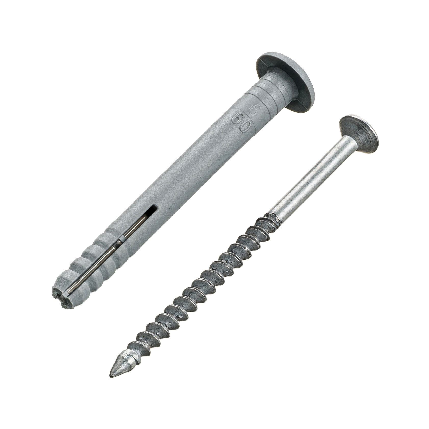 Изображение товара Дюбель-гвоздь грибовидный полипропилен 6x60 мм 10 шт.