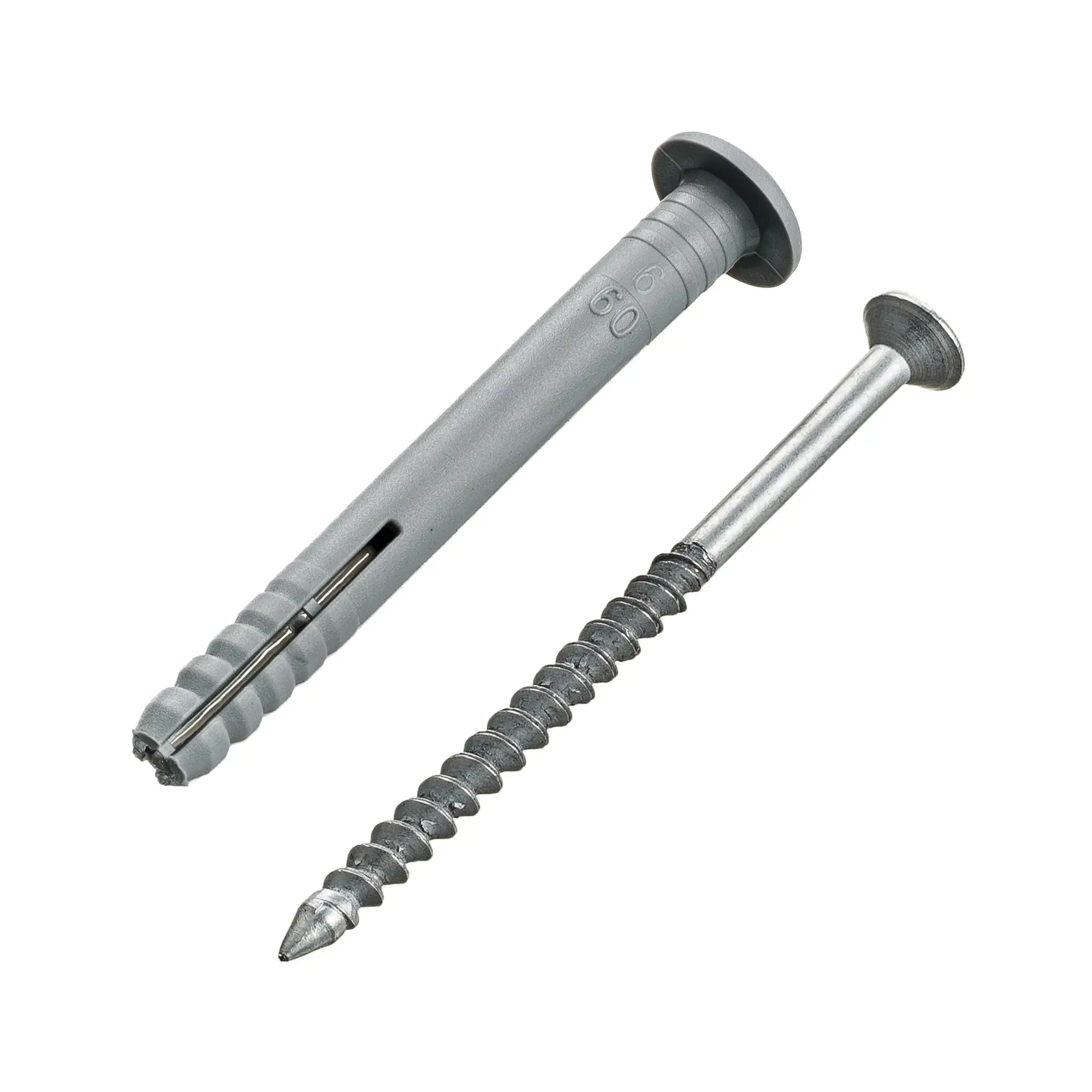 Дюбель-гвоздь грибовидный полипропилен 6x60 мм 10 шт.