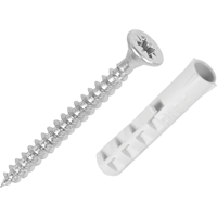 Изображение товара Дюбель потайной Standers PND 5x25 мм с шурупом 3x35 мм нейлон 10 шт.