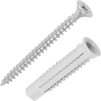 Изображение товара Дюбель потайной Standers PDU N 8x40 мм с шурупом 5x60 мм нейлон 50 шт.