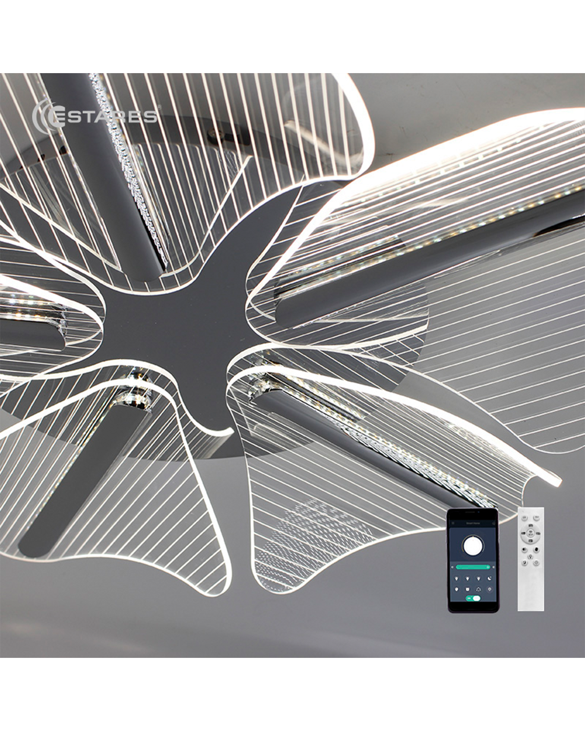 Изображение товара Светодиодная люстра потолочная ESTARES LORELEA с регулировкой оттенков белого