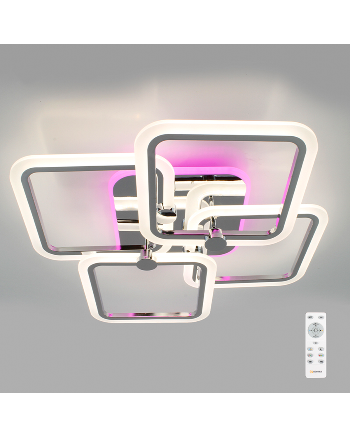 Изображение товара Потолочная светодиодная люстра Estares 120Вт с RGB подсветкой