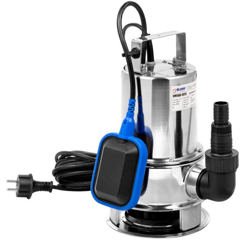 Изображение товара Насос погружной дренажный Belamos Omega чистая и загрязненная вода расход 8500 л/ч