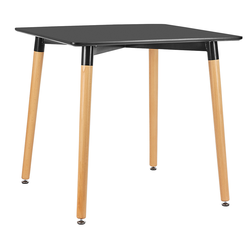 Изображение товара Кухонный квадратный стол Bradex 80x80 МДФ черный современный стиль