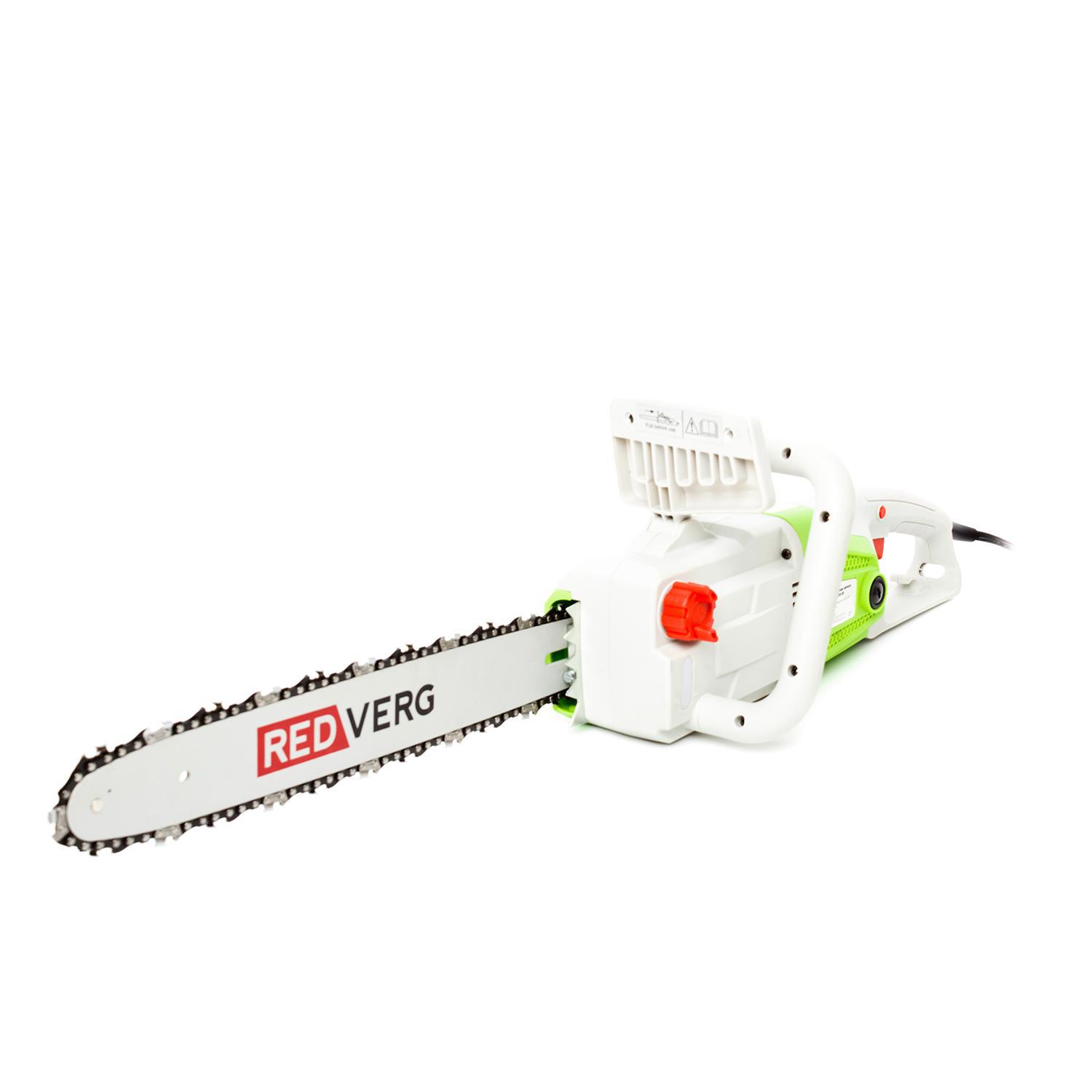 Изображение товара Электропила Redverg RD-EC2200-16 мощностью 2200 Вт и длиной шины 40 см