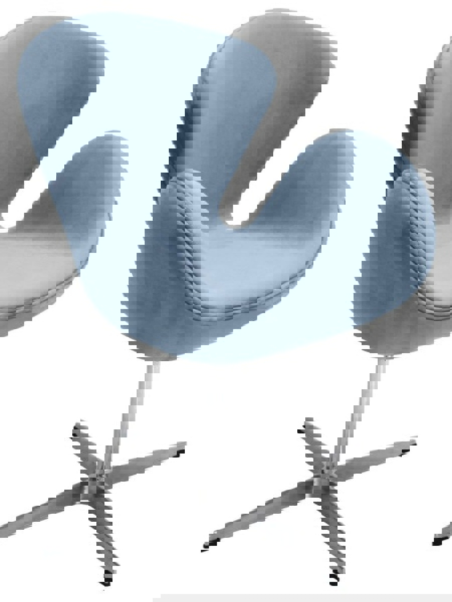 Изображение товара Кресло с подушкой Bradex Swan Chair 180 кг металл цвет серый FR 0654