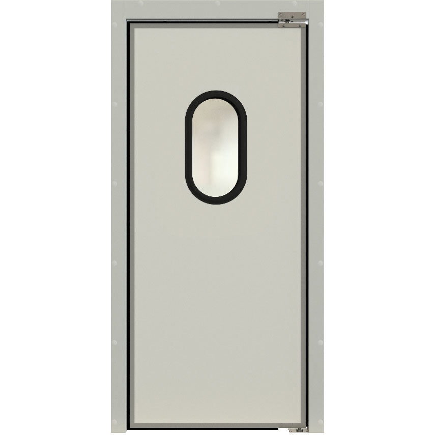 Изображение товара Дверь техническая Маятниковая МДО(Оф) 90x200 белая с окном