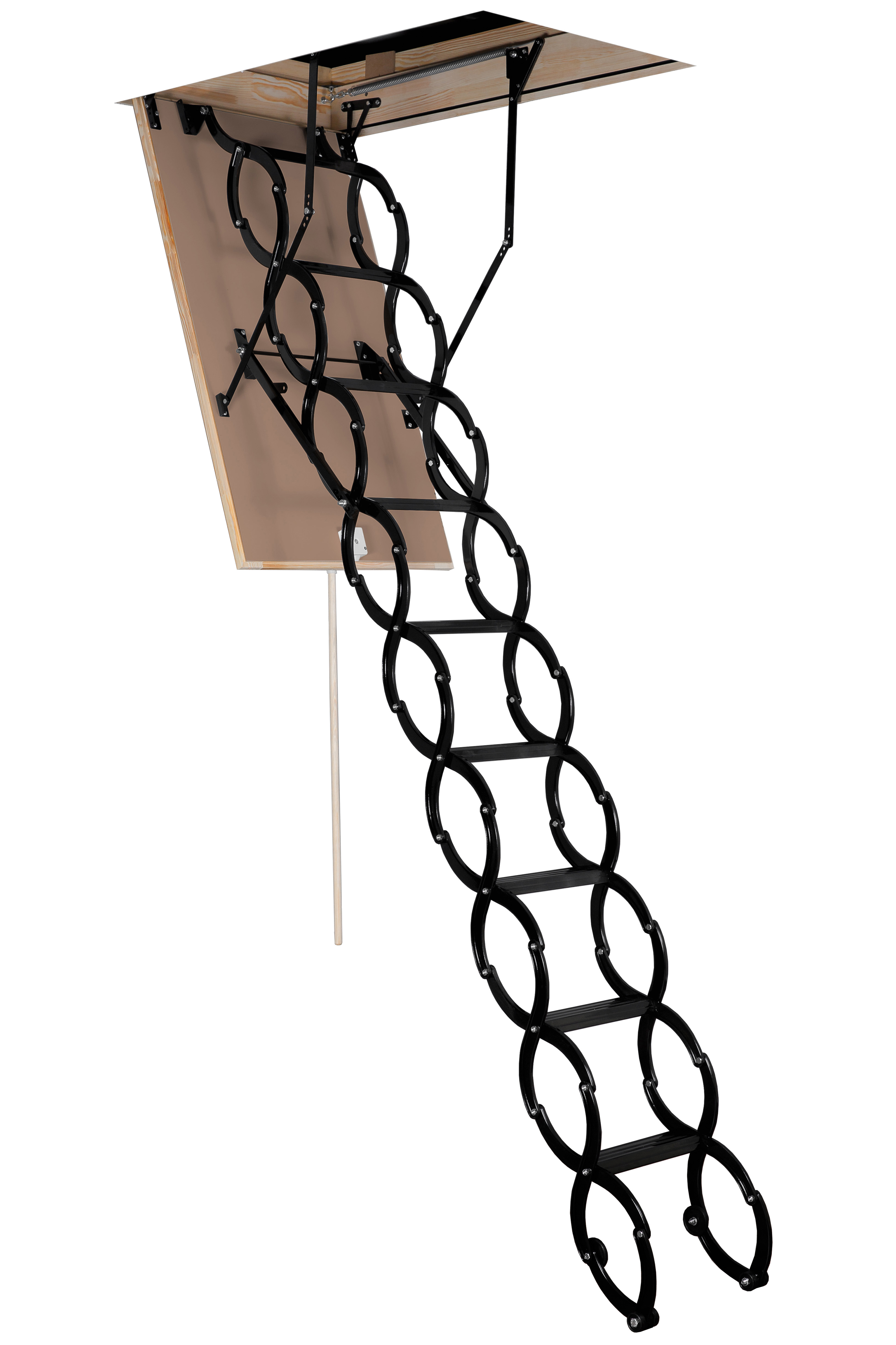 Изображение товара Лестница чердачная ножничная Nozycowe 70x80x280 см