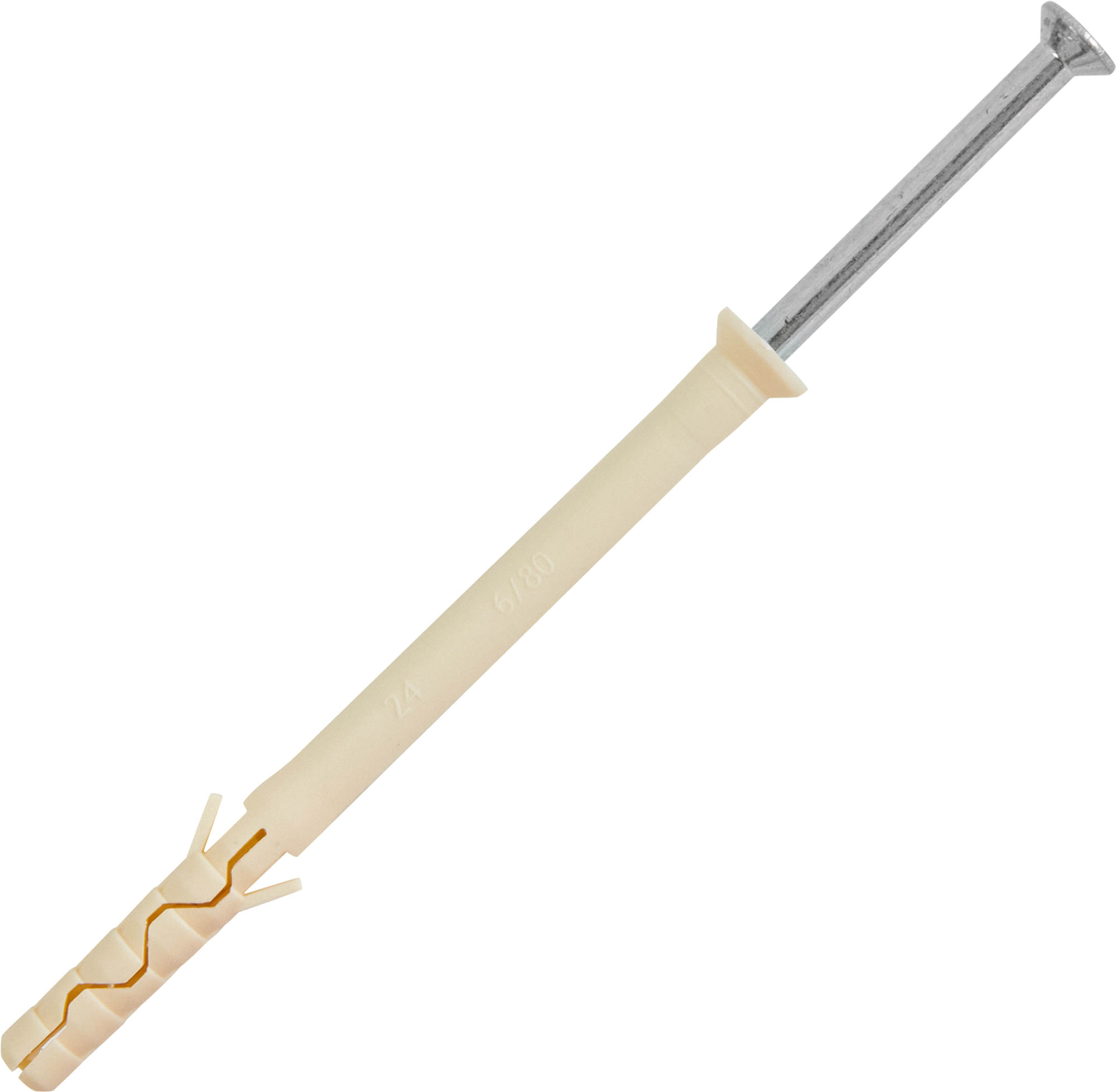 Дюбель-гвоздь потайной Sormat нейлон 6x80 мм 10 шт.