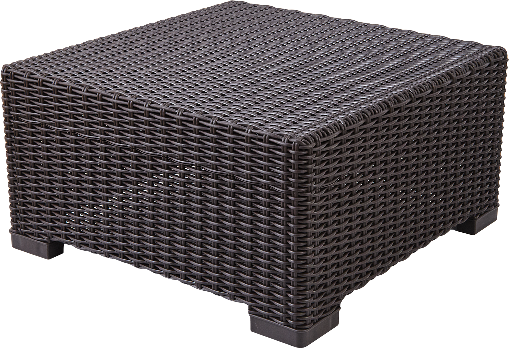 Изображение товара Квадратный садовый стол Keter California 68x68x35 см из полипропилена коричневый