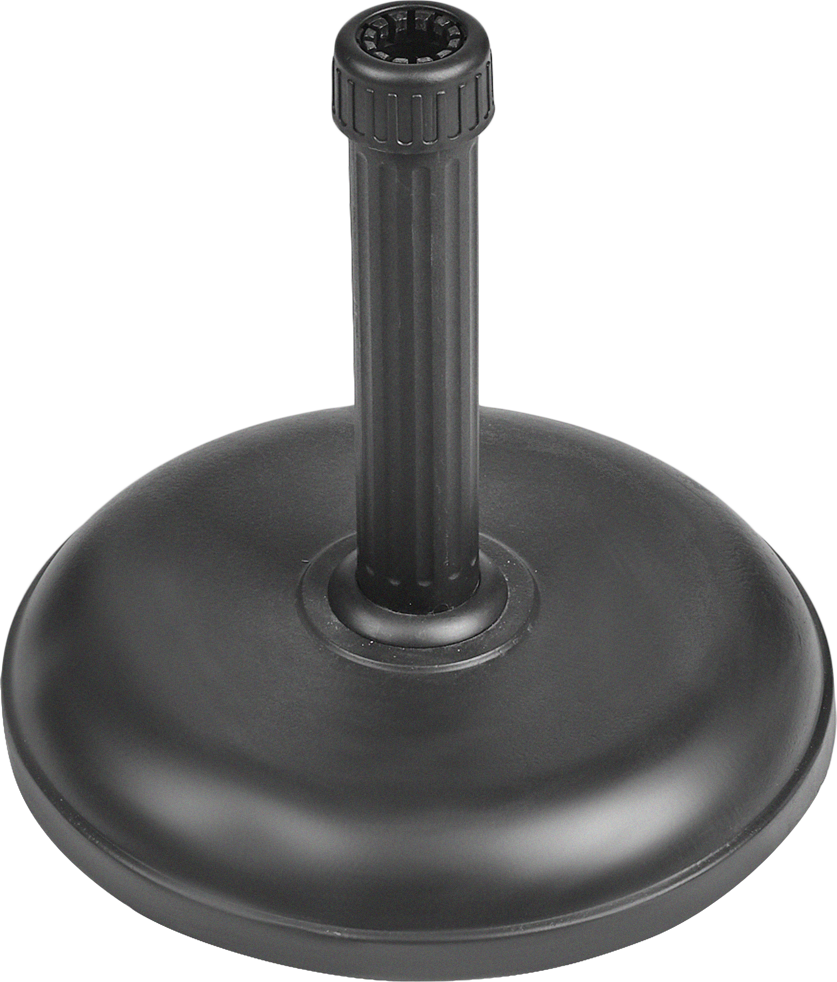 Изображение товара Подставка под зонт 38 см, бетон, 16 кг, цвет чёрный