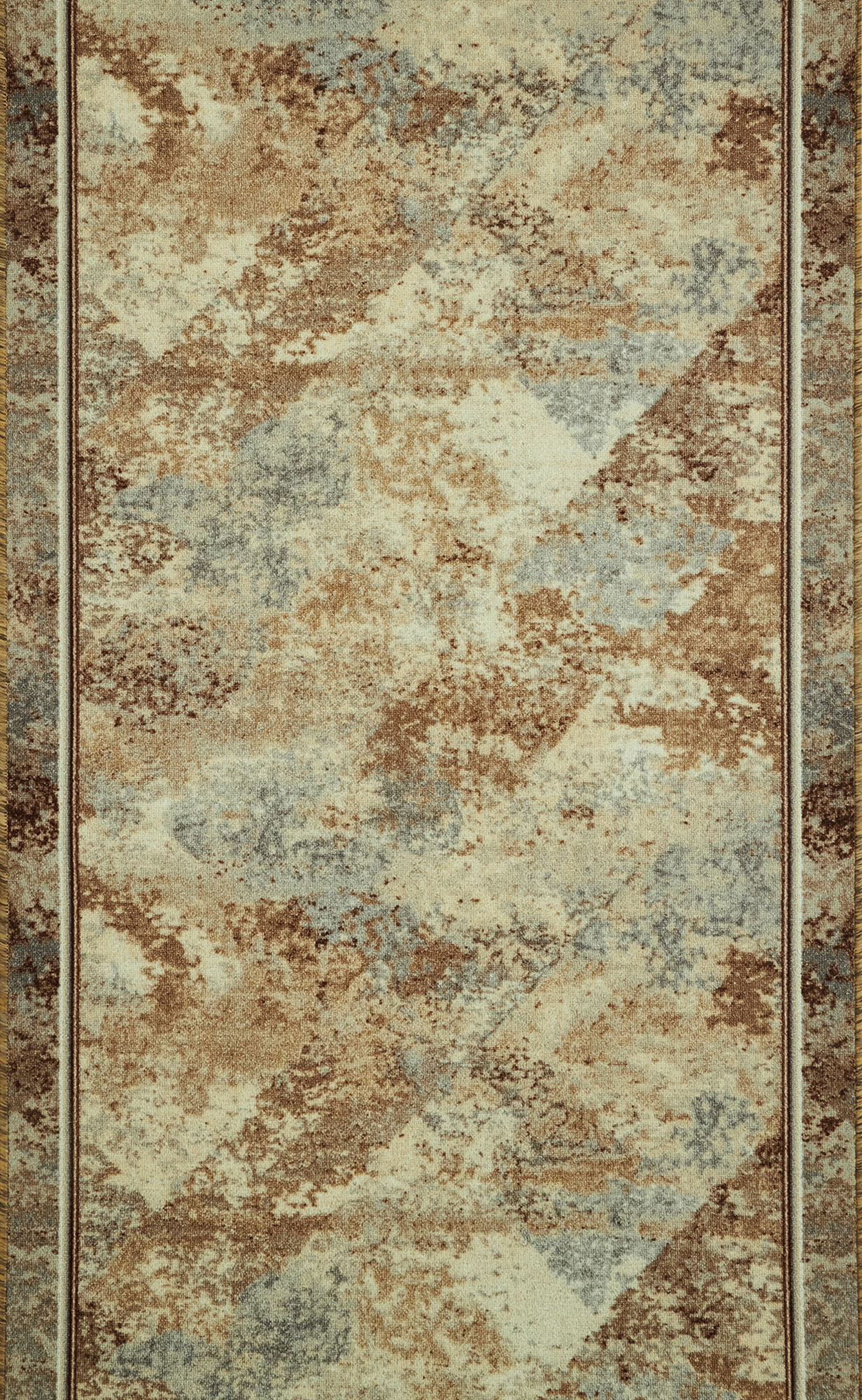 Изображение товара Дорожка ковровая Витебские ковры Марена полиамид принт 1 м серо-коричневая