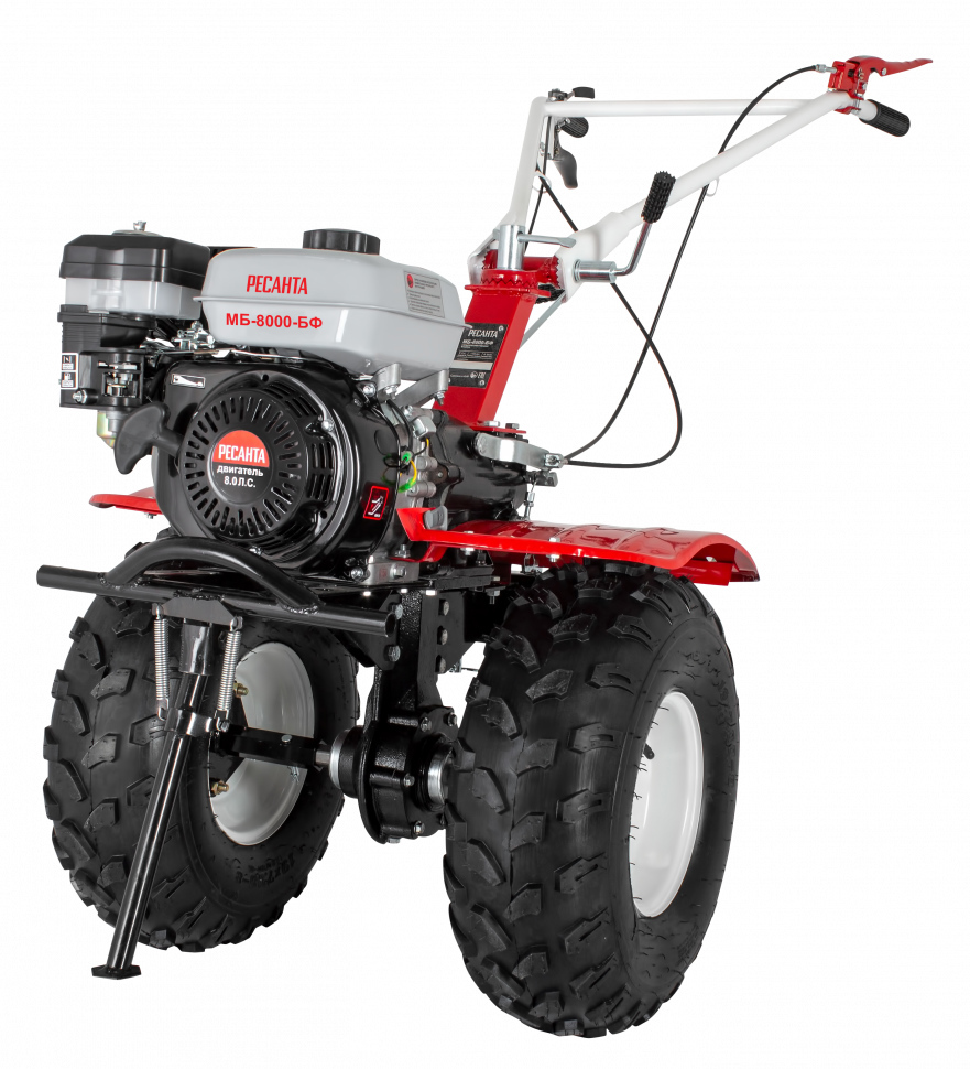 Изображение товара Бензиновый мотоблок Ресанта МБ-8000-БФ 8 л.с. для обработки почвы