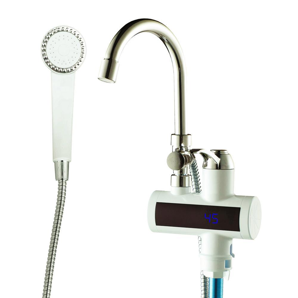 Изображение товара Электрический проточный водонагреватель Proffi Home Classic PH9028 3 кВт белый с душевой лейкой