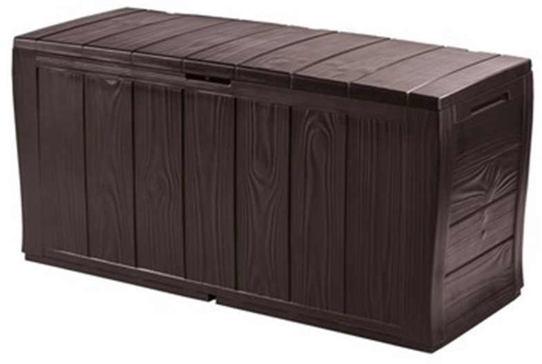Изображение товара Садовый ящик Keter Sherwood 270л коричневый с защитой от ультрафиолета