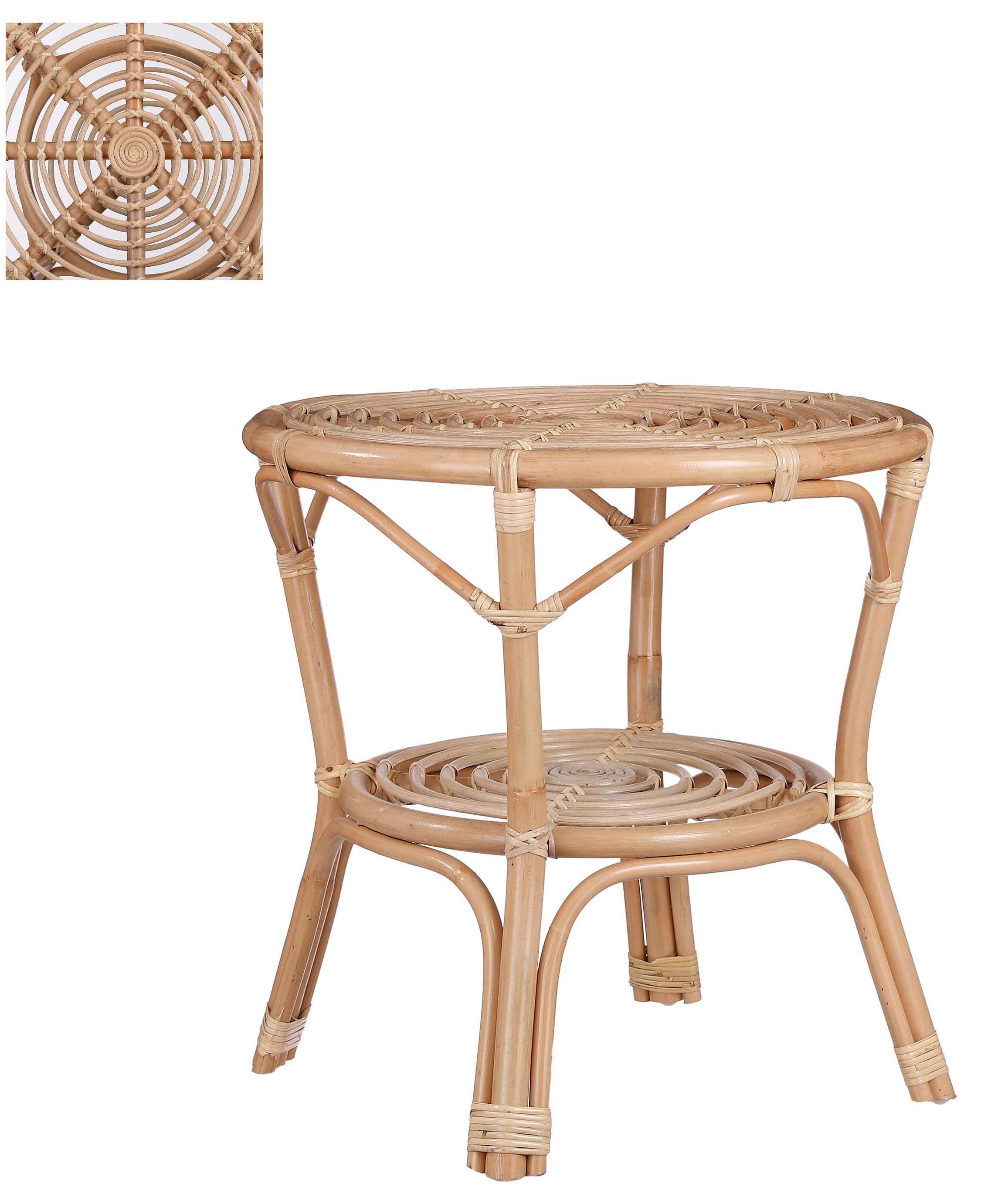 Изображение товара Круглый садовый стол Zambia из ротанга ø55 см