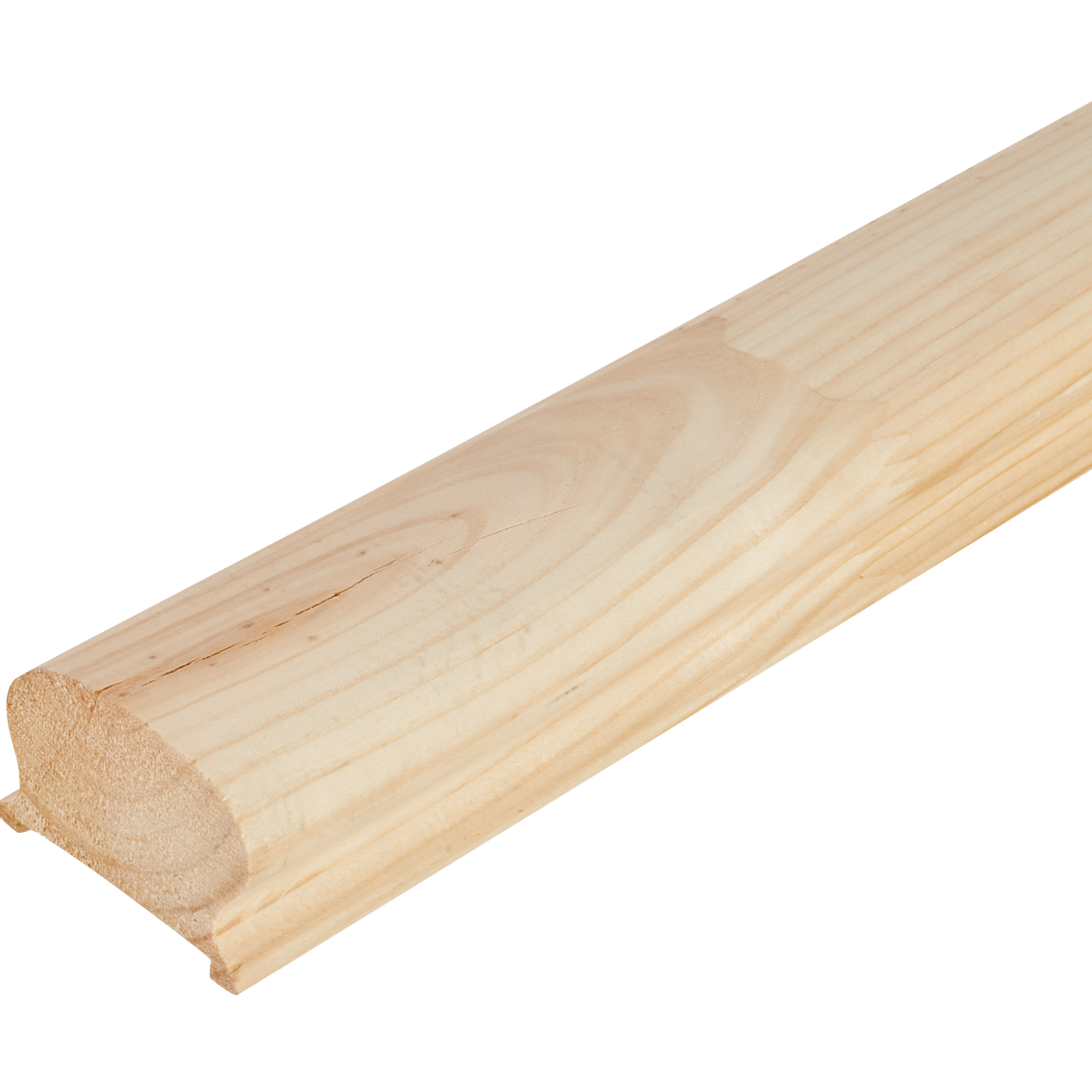 Поручень фигурный сращенный хвоя сорт Экстра 45x65x4000 мм