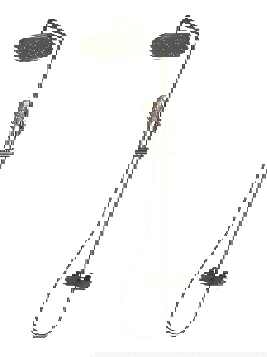 Изображение товара Душевая система OUTE T11008Y с термостатом и каскадной подачей воды