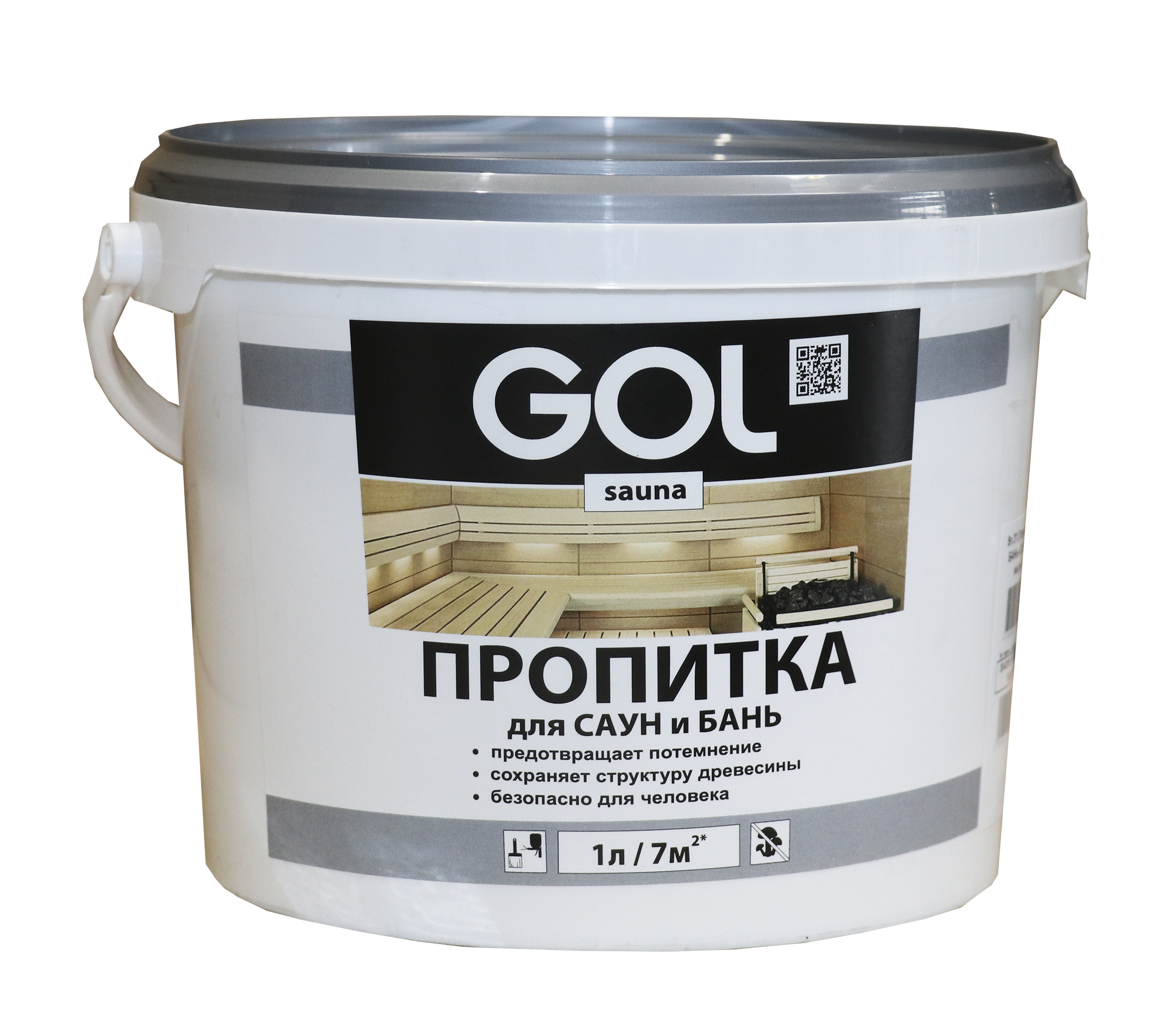 Изображение товара Антисептик Gol для бань и саун бесцветный 10 л - защита дерева от влаги и грибков Изображение товара Антисептик Gol для бань и саун бесцветный 10 л - защита дерева от влаги и грибков