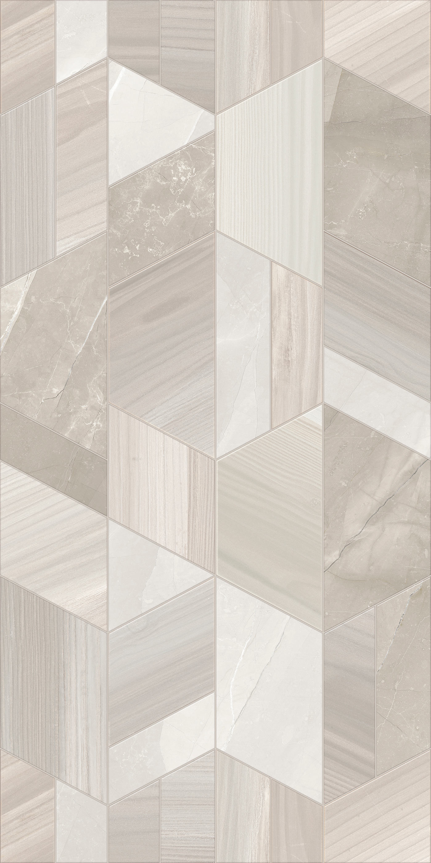 Изображение товара Декор настенный Tono Dec 30x60 см 1.62 м² цвет серый