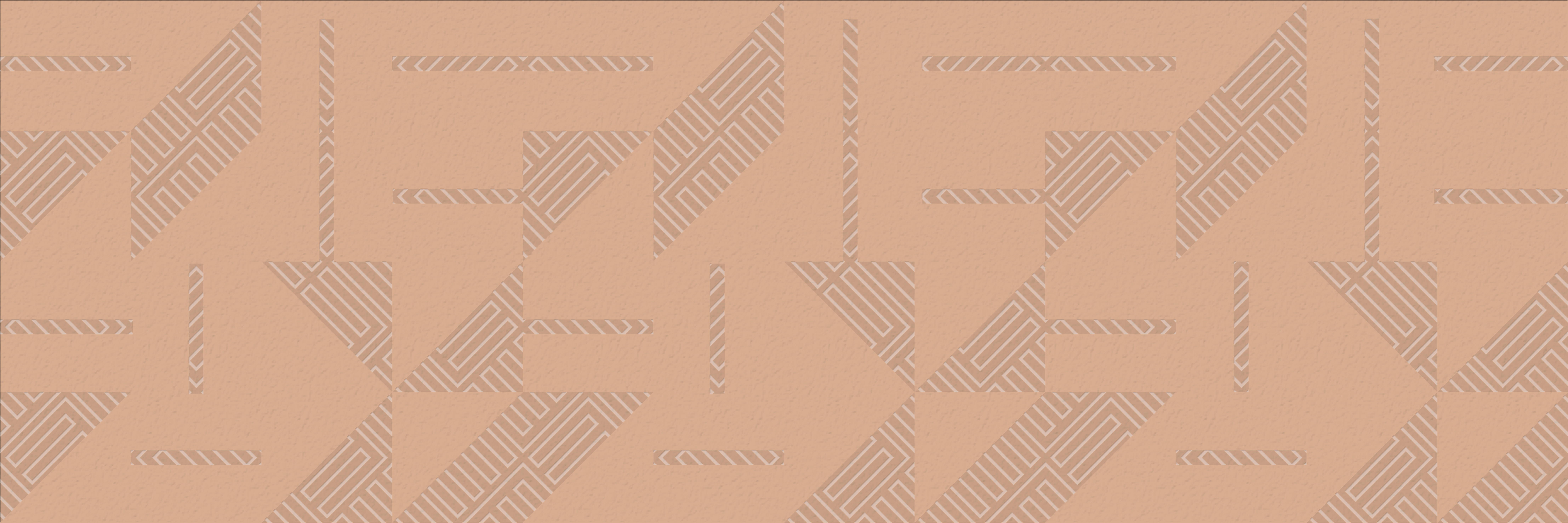 Изображение товара Керамическая настенная плитка Сонет 1Д 75x25 см матовая розовая для стен