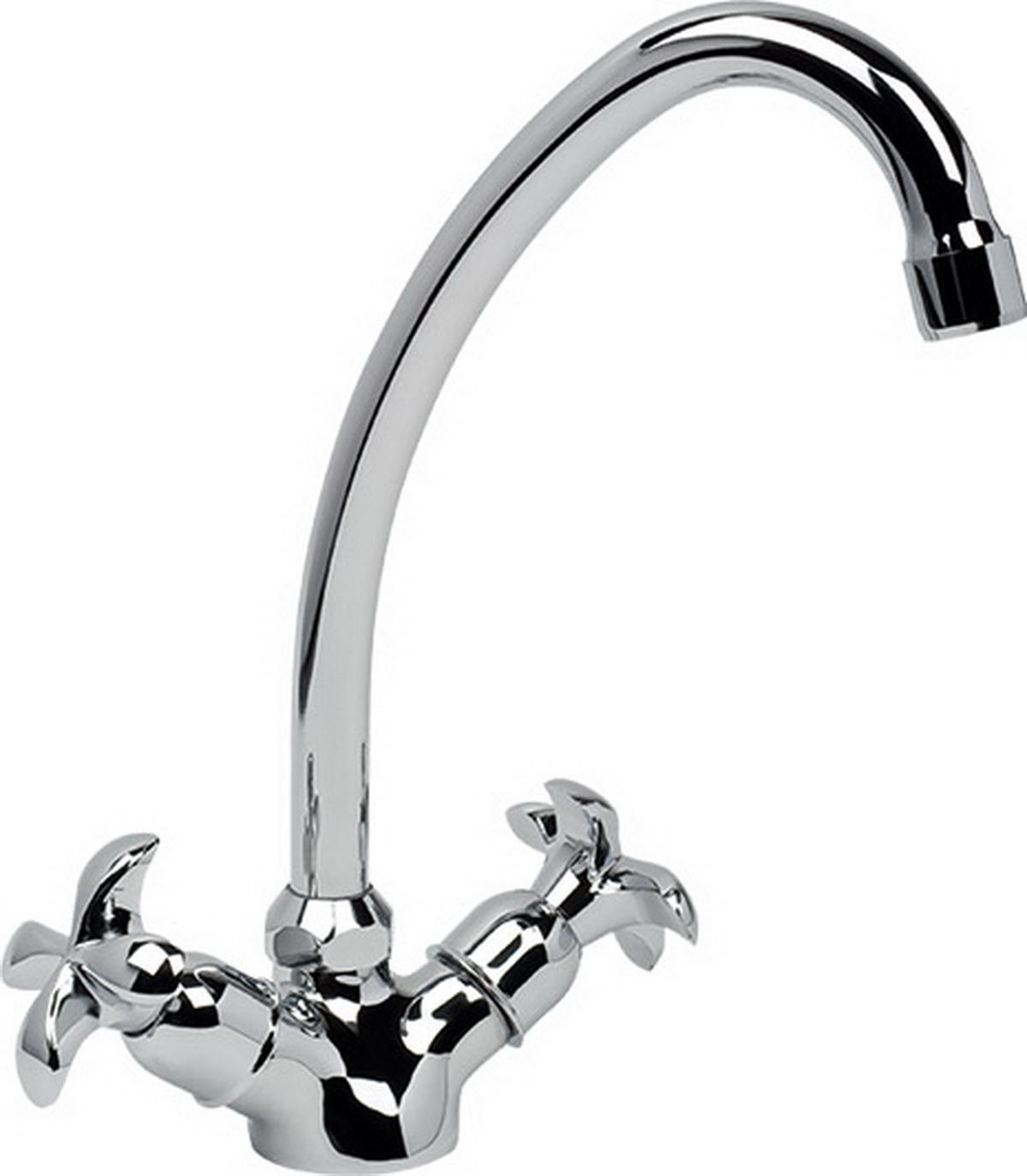 Изображение товара Двухвентильный смеситель Argotech цвет хром 022 IRIS