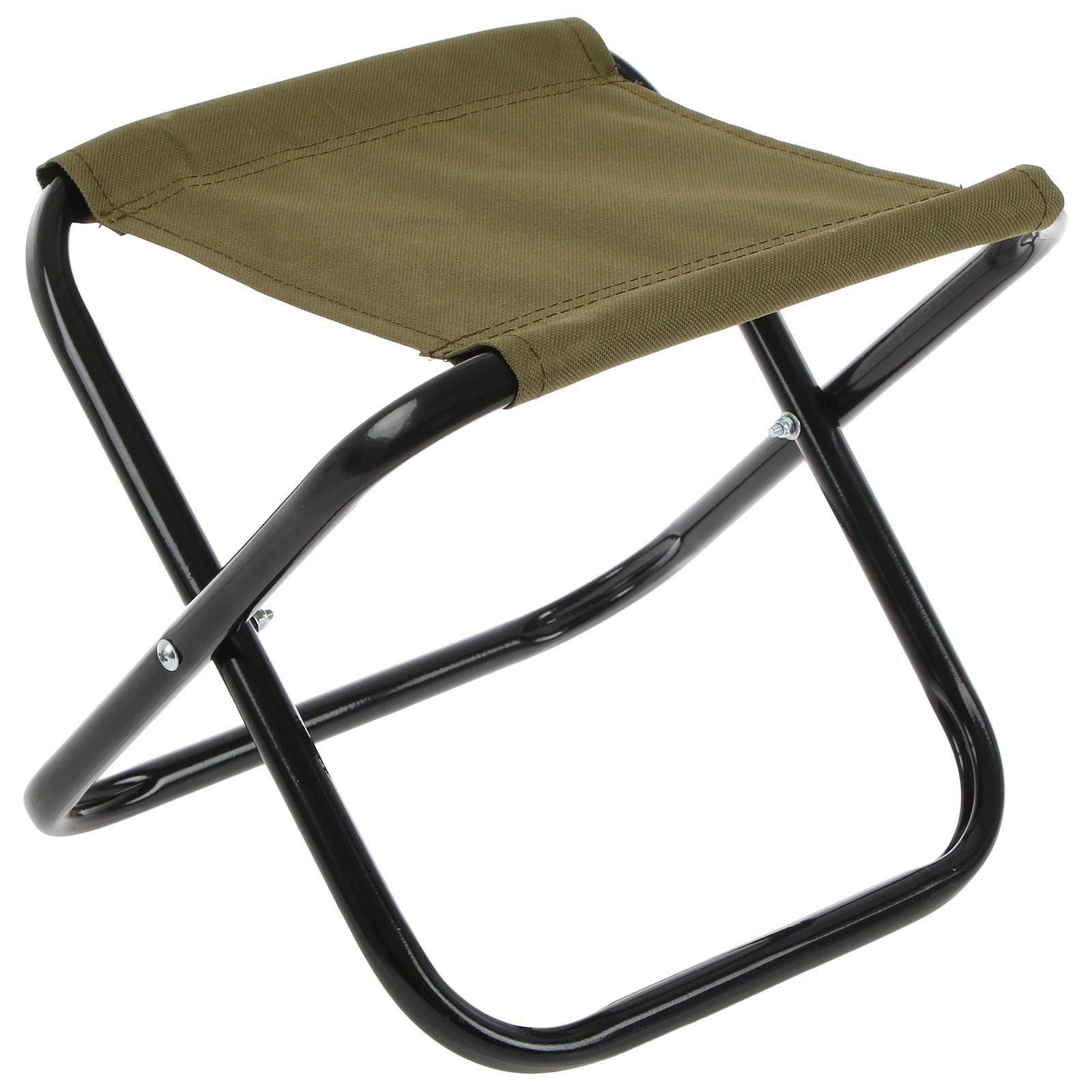 Изображение товара Туристический складной стул оксфорд цвет хаки для отдыха дачи и путешествий