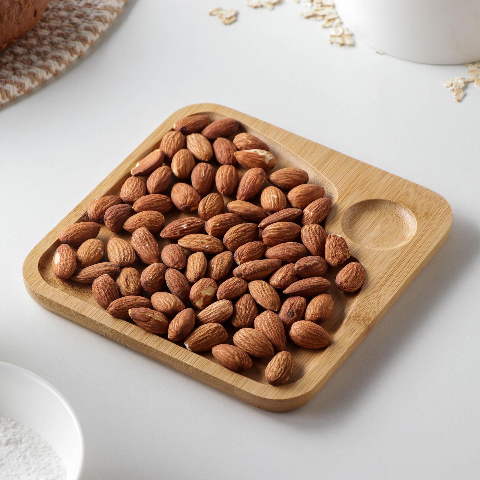 Изображение товара Тарелка Доляна бамбук 6781038 цвет бежевый