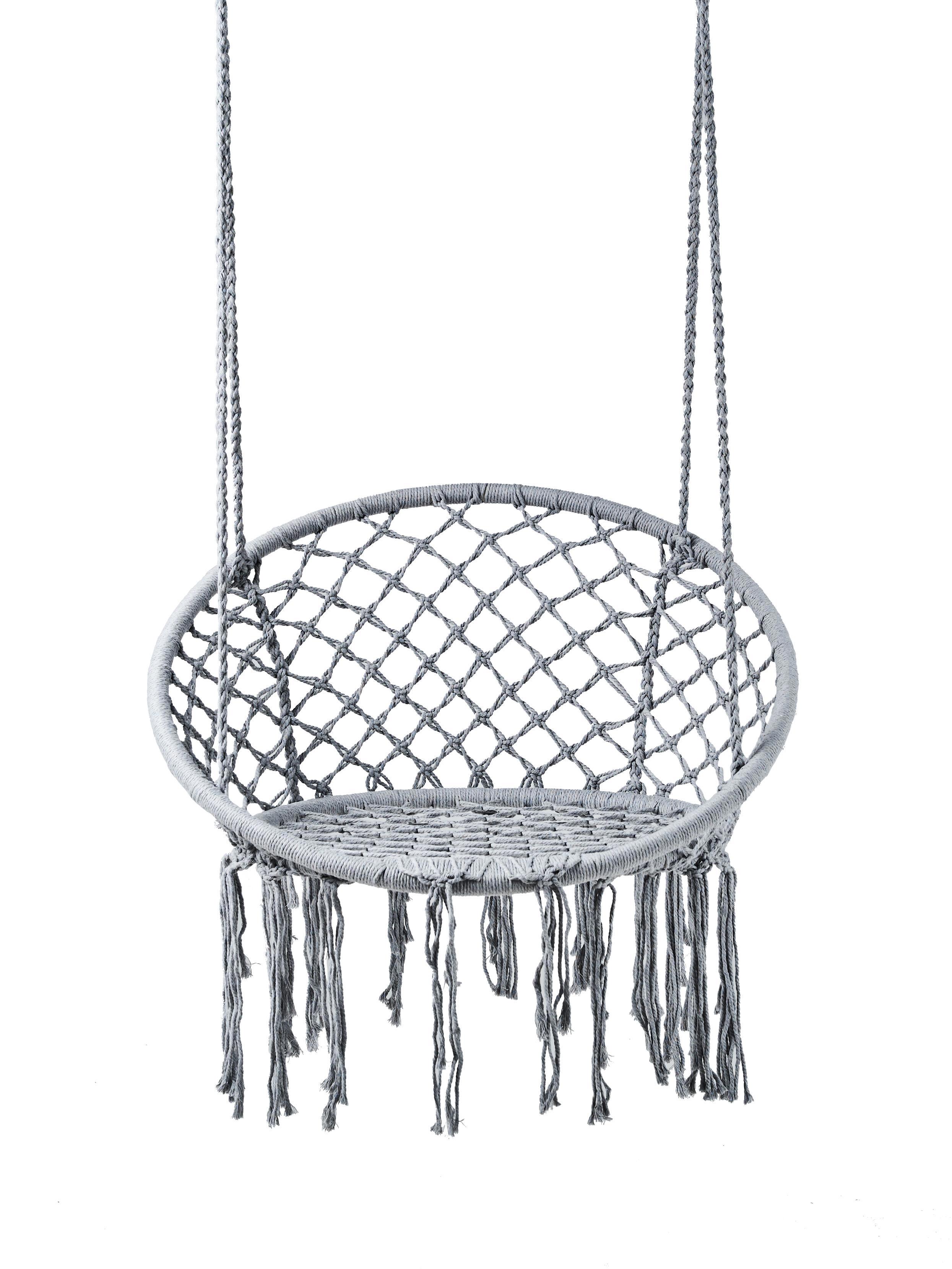 Изображение товара Кресло подвесное складной Ecocountry 86221306 60x36x36 см компактный серый