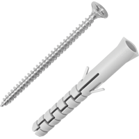 Изображение товара Дюбель потайной Standers PND L 10x80 мм с шурупом 6x90 мм нейлон 10 шт.