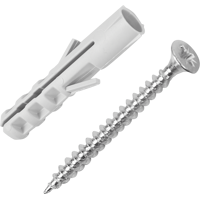 Изображение товара Дюбель потайной Standers PND 10x50 мм с шурупом 6x60 мм нейлон 10 шт.