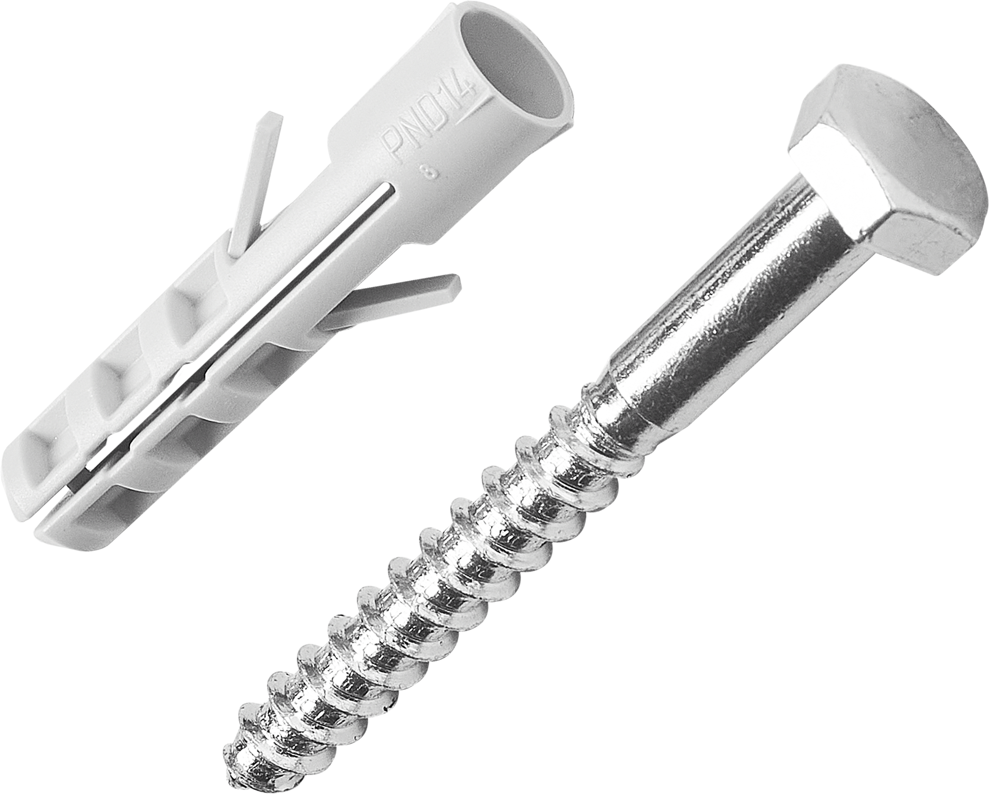 Изображение товара Дюбель потайной Standers PND 14x70 мм, с шурупом 10x90 мм, нейлон, 4 шт.